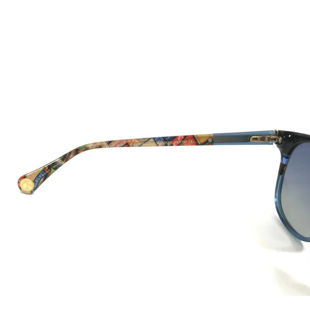 Robert Graham Sunglasses WARREN TOR Tortoise Blue Frames w/ Blue Gradient Lenses
